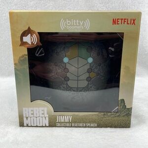 Netflix Bitty Boomers Jimmy Rebel Moon Collectible Bluetooth Speaker NEW